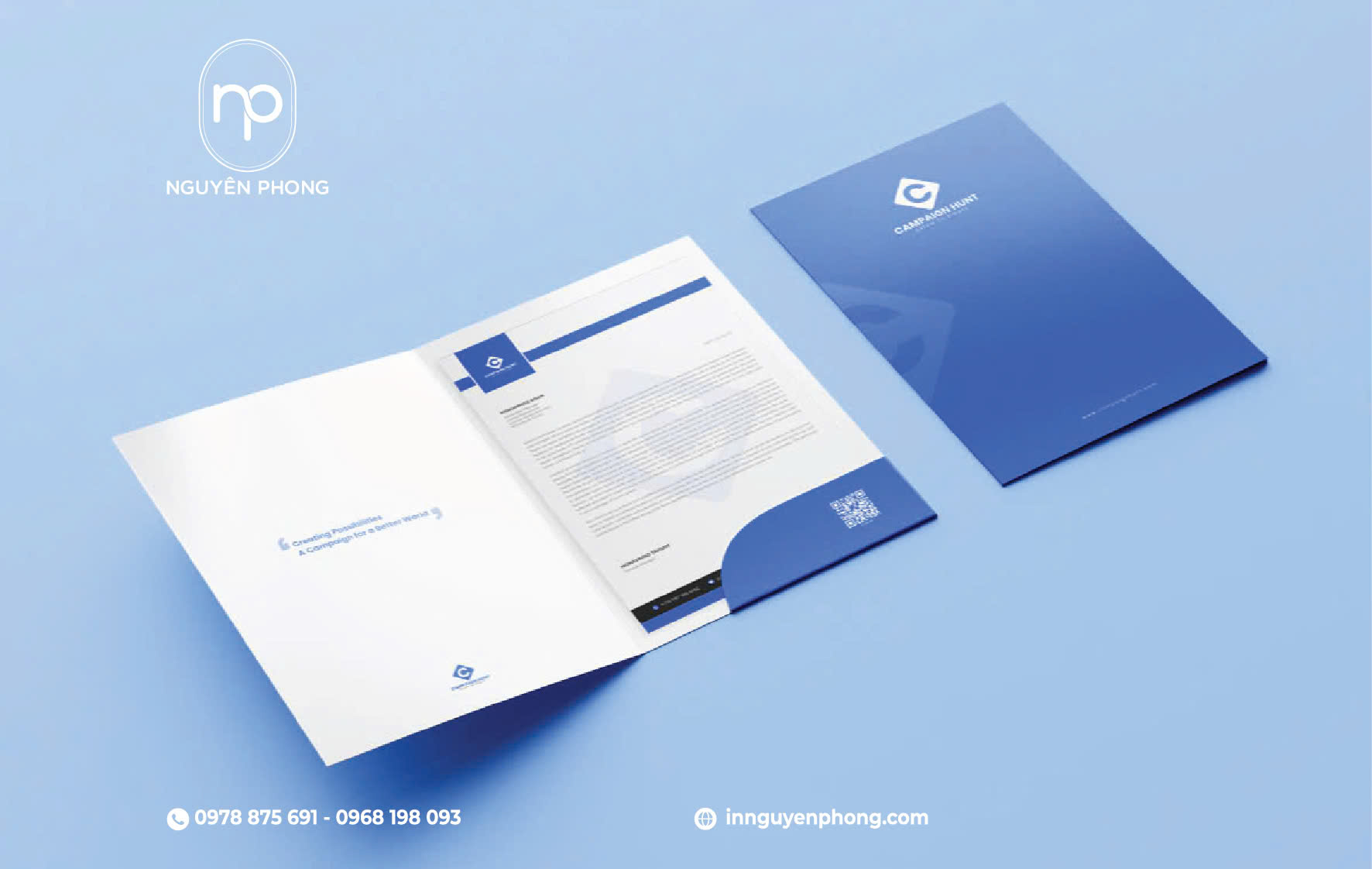 Mẫu thiết kế folder đảm bảo chất lượng in sắc nét 